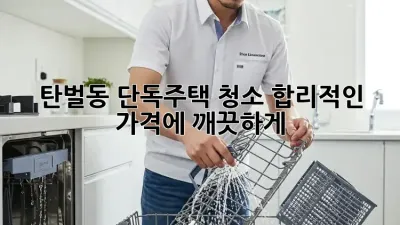 탄벌동 단독주택 청소🧹✨ 합리적인 가격에 깨끗하게!